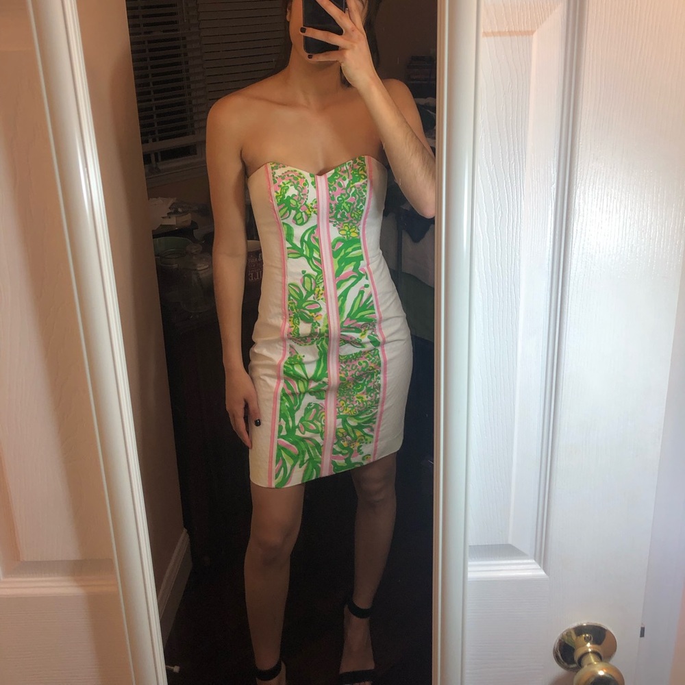 Lily Pulitzer strapless dress